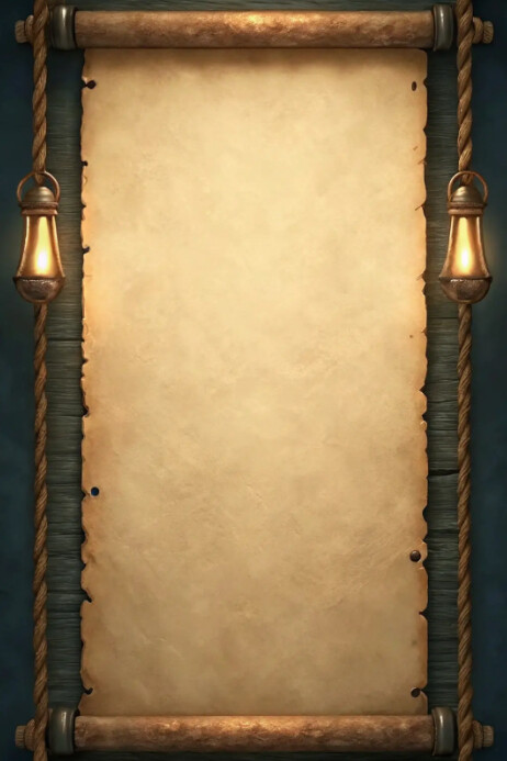 Grunge Ancient Scroll Template Poster