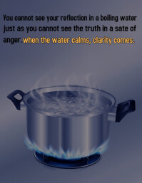 紫色 Inspirational Quote on Clarity 传单(美国信函) Template