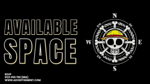 Grunge Available Space For Rent Area One Piece Tampilan Digital (16:9) template