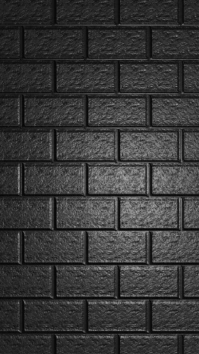 Grunge Black Brick Wall  Digital Display (9:16) template