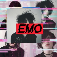 Grunge Emo Day Instagram Post template
