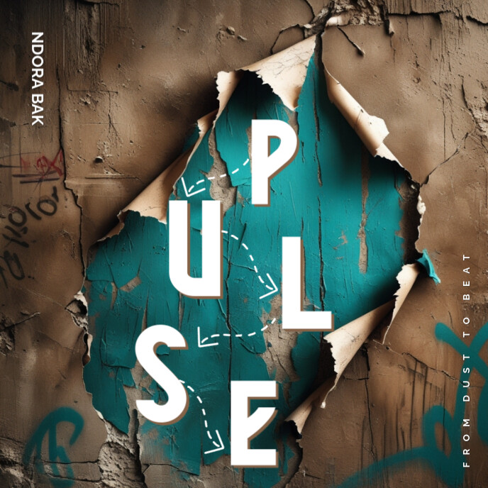 Grunge Minimal Afrobeats Album Background – Urban Raw Style template