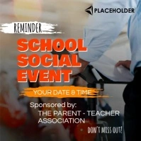 School PTA Instagram Post template