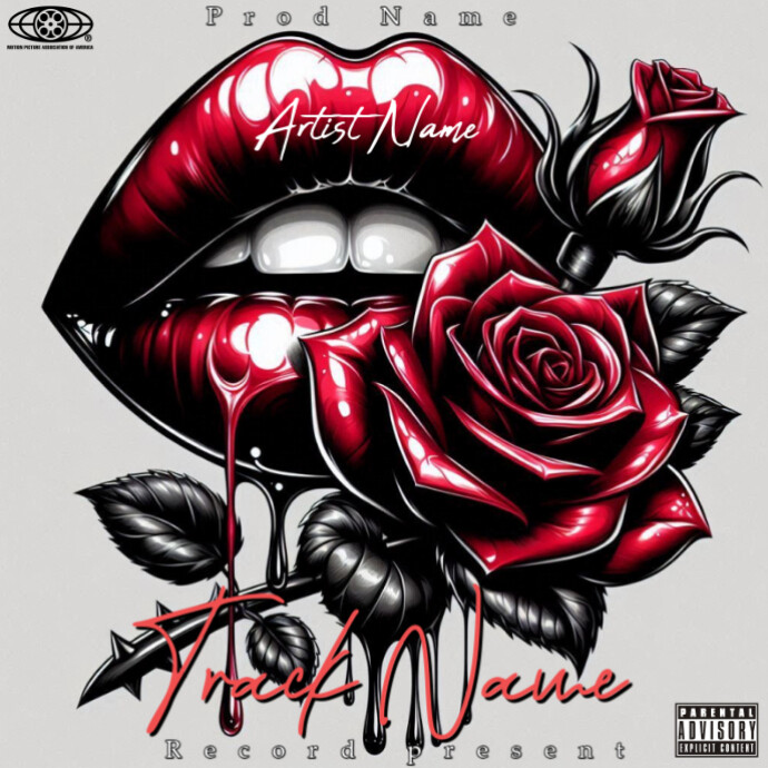 Grunge Rose Mixtape Cover Album Cover Templat | PosterMyWall