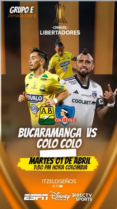 Grupo copa libertadores de américa 2025 Instagram Reel template
