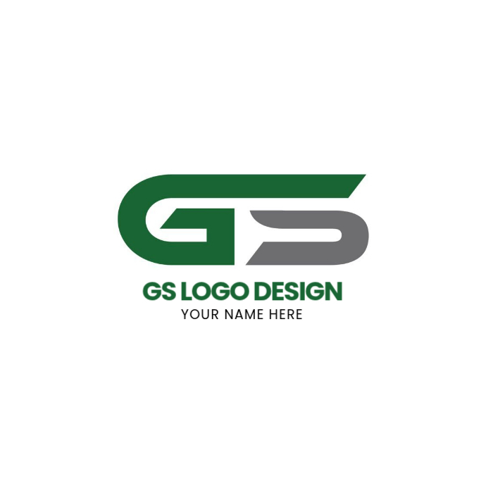 GS Logo Design Template | PosterMyWall
