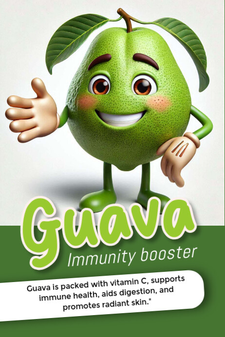 Guava Poster template