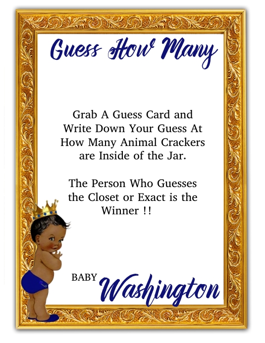 Copy of Guess How Many Instructions | PosterMyWall