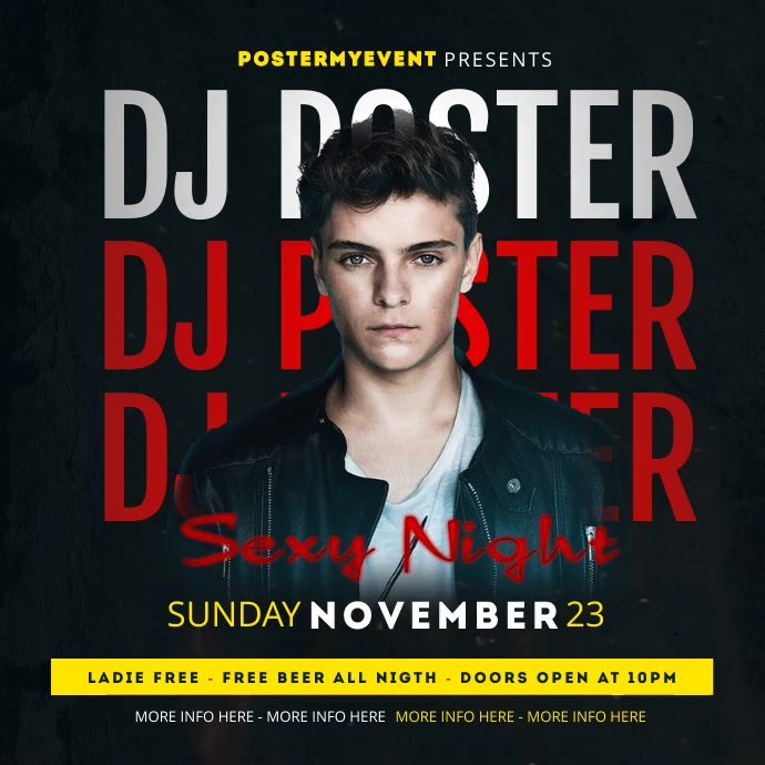 Guest DJ Flyer Video Template | PosterMyWall