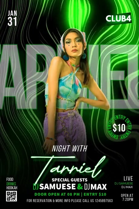 Guest Event Party Affiche template