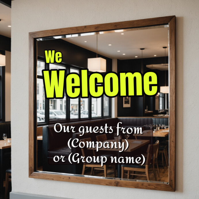 Guest Introduction Poster Guest Welcome post Template | PosterMyWall