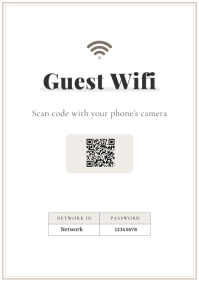 1,470+ Free 'wifi access code template' Design Templates | PosterMyWall