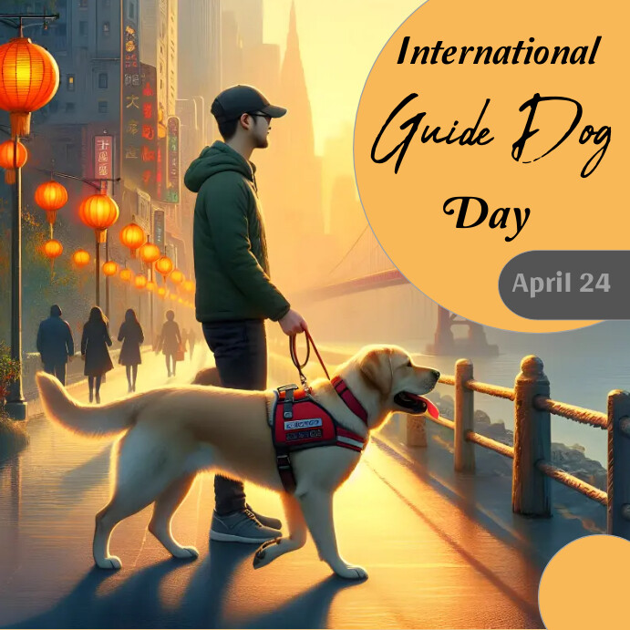Guide dog template | PosterMyWall