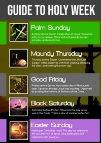 Guide Holy Video Schedule A4 template