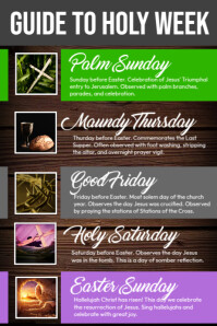 Guide to Holy Week Template | PosterMyWall