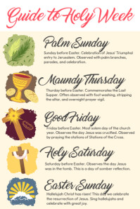 Holy Week Holy Week Poster Template | PosterMyWall