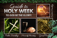 Holy Week Guide Poster Template | PosterMyWall