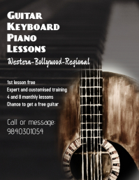 740 Piano Lessons Customizable Design Templates Postermywall