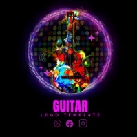Guitar Animation Logo Ilogo template