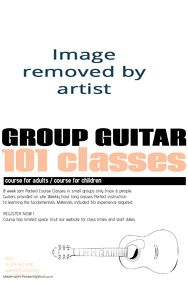 customizable design templates for guitar lessons business card