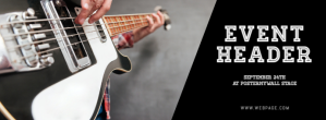 Guitar Event Facebook Cover Template