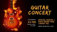 Guitar Event Facebook Cover Video Template