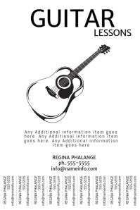 850 Guitar Lessons Customizable Design Templates Postermywall