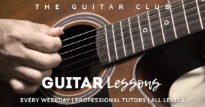 Marrone Guitar Lessons Promotion Facebook Shared Image Template