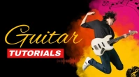 Guitar tutorials for music instrumentalist Уменьшенное изображение YouTube template