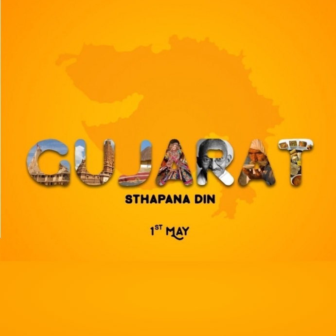 gujarat foundation day, gujarat day Instagram Post template