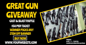 gun FLYER Facebook 共享图片 template