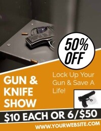 Gun Raffle FLYER TEMPLATE | PosterMyWall