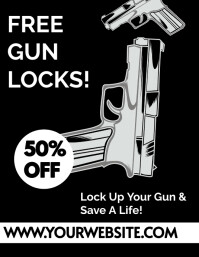 Gun Raffle FLYER TEMPLATE | PosterMyWall
