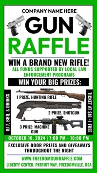 Gun Safe Raffle Gun Raffle Template | PosterMyWall
