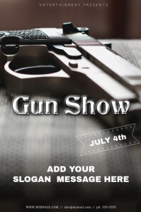 Gun Raffle Flyer Template | PosterMyWall