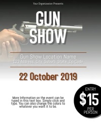 Gun Raffle Poster Design Gun Raffle FLYER TEMPLATE | PosterMyWall