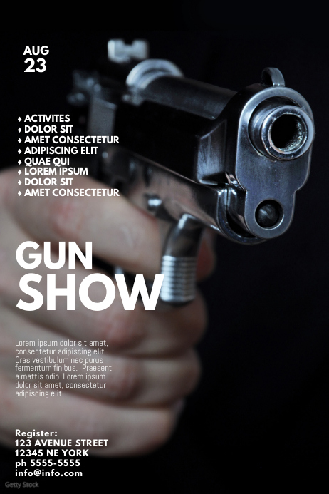 Gun Show Flyer Template | PosterMyWall