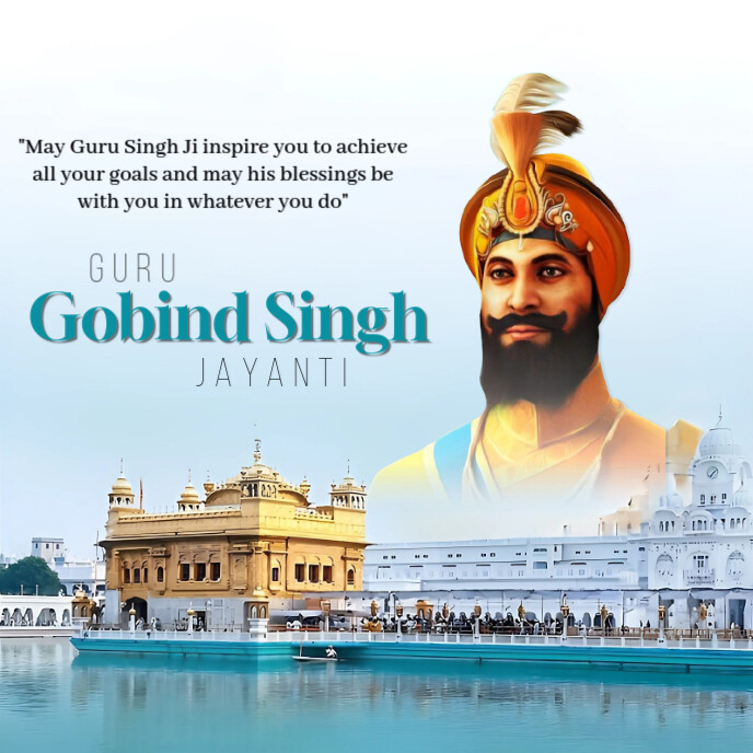 Guru Gobind Singh design template | PosterMyWall