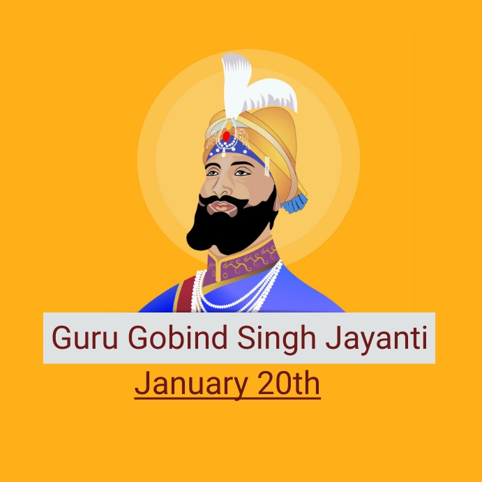 guru gobind singh jayanti Pos Instagram template