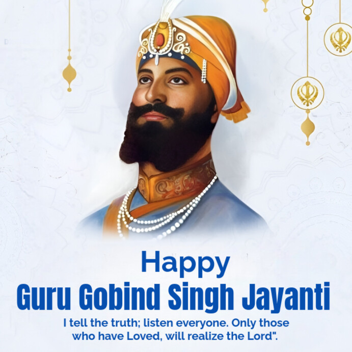 Guru gobind Singh jayanti Template | PosterMyWall