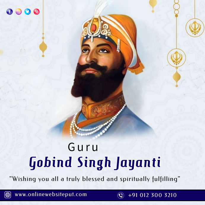 Copy of Guru gobind singh jayanti | PosterMyWall