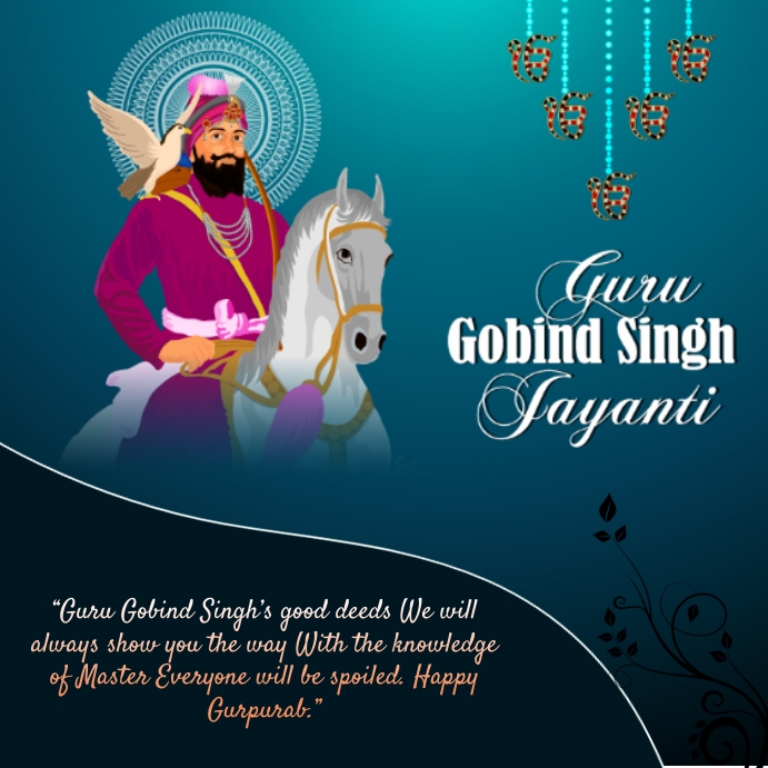 Copy of Guru Gobind Singh Jayanti | PosterMyWall