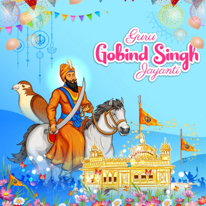 Guru Gobind Singh Jayanti Template | PosterMyWall