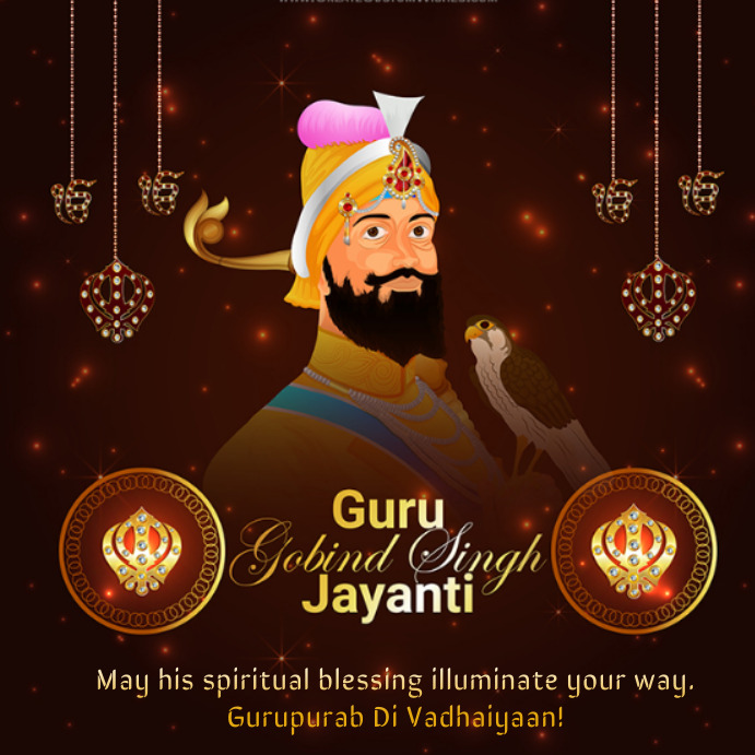 Copy of Guru Gobind Singh Jayanti | PosterMyWall