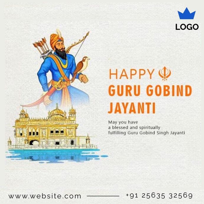 Copy of Guru Gobind Singh Jayanti | PosterMyWall