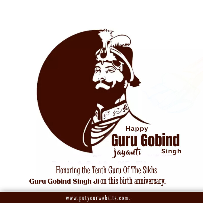 Guru Gobind Singh Jayanti Template | PosterMyWall