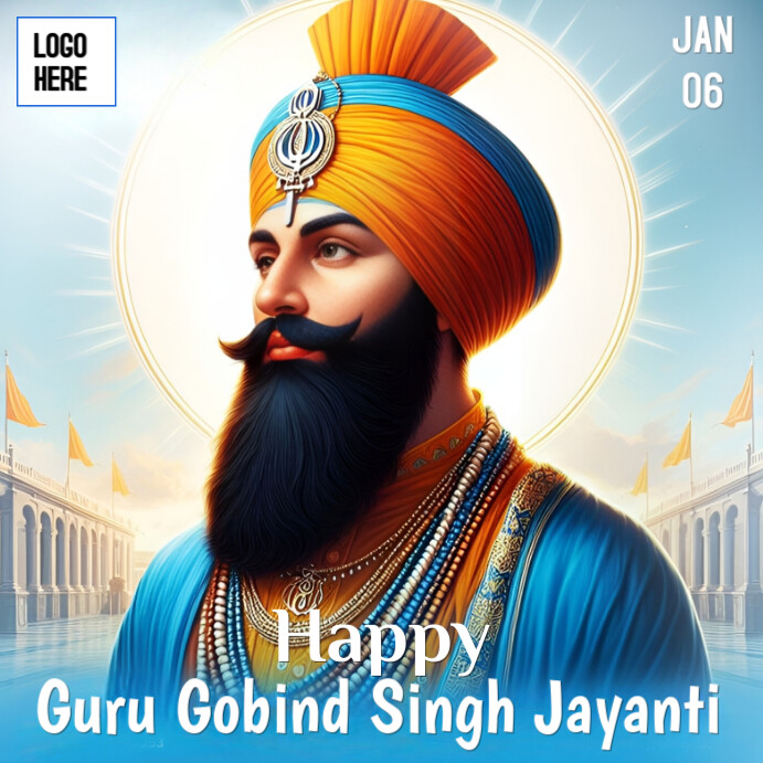 Guru gobind Singh jayanti Templat | PosterMyWall