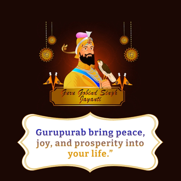Guru Gobind Singh Jayanti Template | PosterMyWall