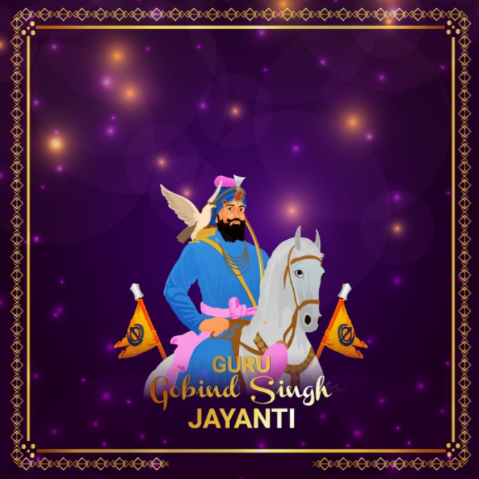 Guru Gobind Singh Jayanti Template | PosterMyWall