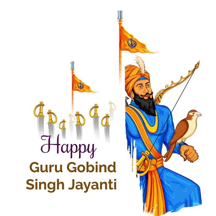 guru gobind singh jayanti Template | PosterMyWall
